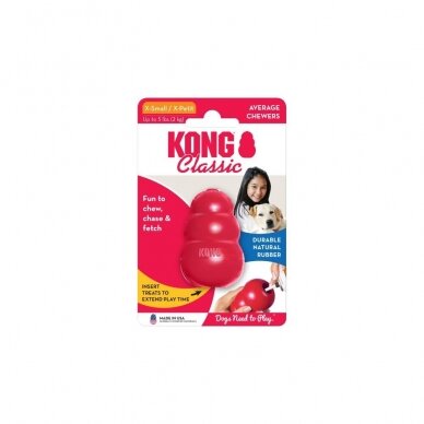 Kong Classic interaktyvus žaislas šunims 1