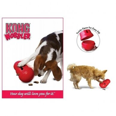 Kong Wobbler interaktyvus žaislas šunims 2