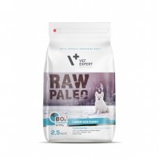 Raw Paleo Large Size Puppy sausas maistas jauniems didelių veislių šuniukams (prenumerata)